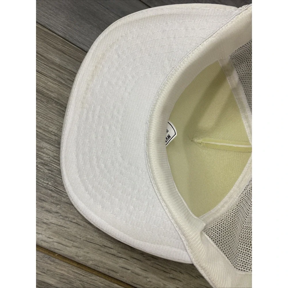 Vintage Surry Bass Anglers White Mesh Hat Fishing Cap Mesh Snapback Rope - Picture 8 of 12